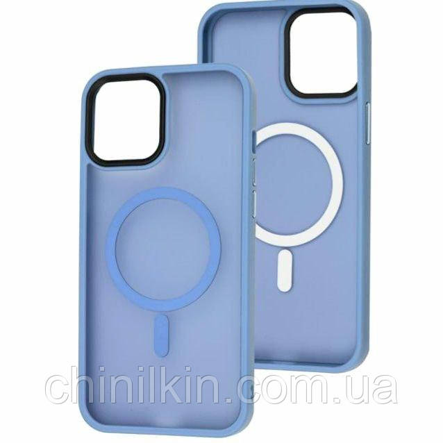 Накладка Matte Color with Magsafe для iPhone 16 Pro Max- бузковий, фото 1