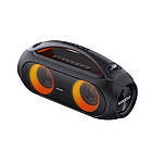 Акустика Xdobo Vibe Plus IPX5 |BT5.0, AUX/TF/USB, 80W, TWS, 10-16h| чорна, фото 3