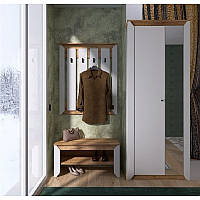 Передпокій Нордик Комплект 4, Дуб Крафт Золотий, Графіт