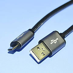 Шнур шт.міcro USB-5pin - шт.USB-A Kruger&Matz 1.8м KM0331