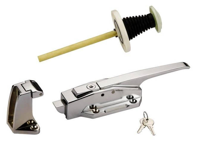 Замок для двери холодильной камеры Р-259 горизонтальный металлический ...