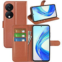 Чохол-книжка Litchie Wallet для Honor X7b Brown