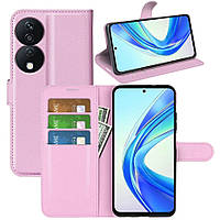 Чохол-книжка Litchie Wallet для Honor X7b Light Pink