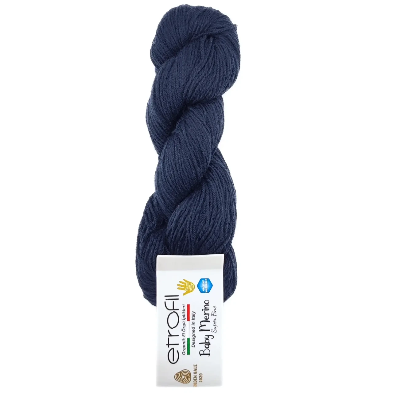 Пряжа Baby Merino/Бебі Меріно, темно-синій 75182, Etrofil