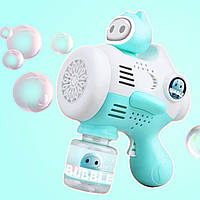 Кулемет автомат для мильних бульбашокToy bubble gun Машинка для бульбашок Пістолет із бульбашками Бузкатор