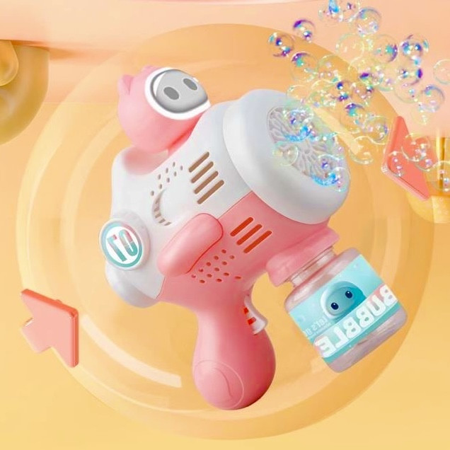 Кулемет автомат для мильних бульбашокToy bubble gun Машинка для бульбашок Пістолет із бульбашками Бузкатор, фото 1