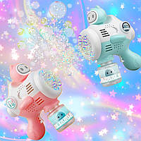 Кулемет автомат для мильних бульбашокToy bubble gun Машинка для бульбашок Пістолет із бульбашками Бузкатор