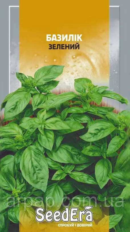 Насіння Базилік Зелений Seedera, 5 г, фото 1