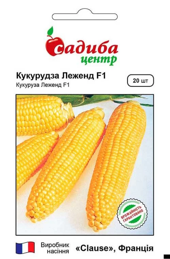 Кукурудза цукрова Леженд F1, 20 шт., СЦ, фото 1