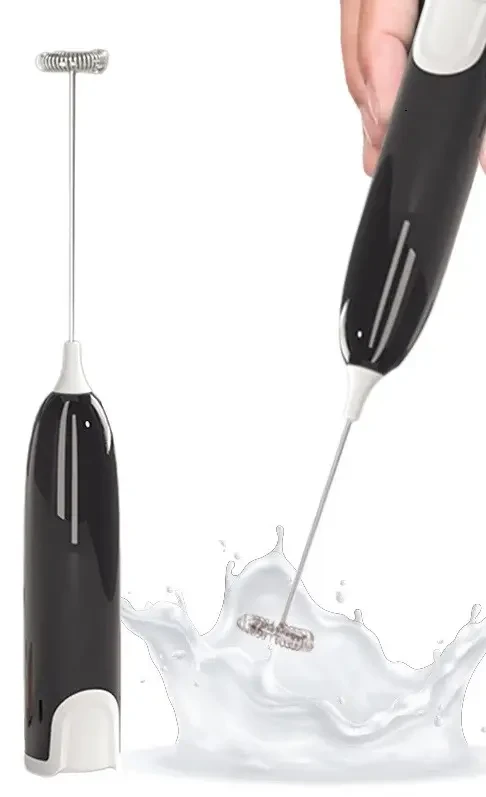КАПУЧИНАТОР MILK FROTHER ЕЛЕКТРИЧНИЙ ДЛЯ МОЛОКА ЧОРНО-БІЛИЙ, фото 1