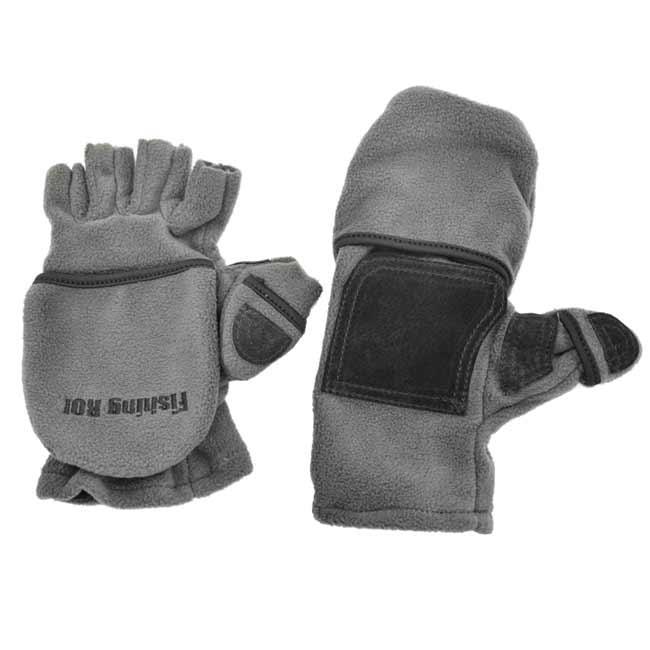 Рукавички Fishing ROI рибальські з пал. (сірий) L (18-02-04), фото 1