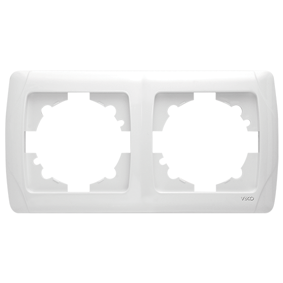 Рамка 2-місцева Білий Viko Carmen, 90571102