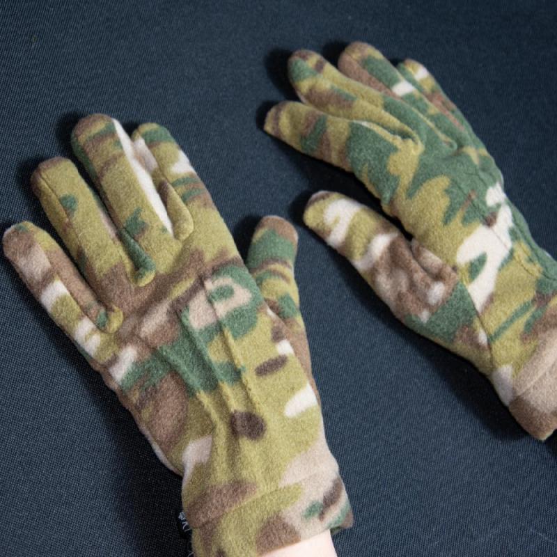 Перчатки флісові 280 гм Kirasa мультикам (Арт KI418), фото 1