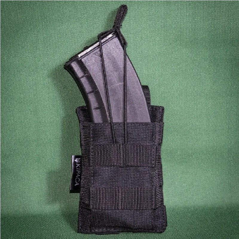 Підсумок одинарний під рожок Kirasa чорний (Арт.KI113), фото 1