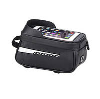 Велосипедна сумка для смартфона на раму WHEEL UP 23x11x11 см Чорний (00000009209)