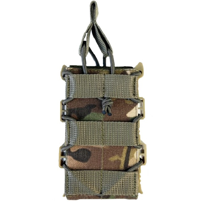 Підсумок відкритий каркасний для 1 магазину АК Cordura мультикам(LE2968), фото 1