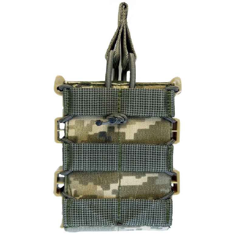 Підсумок відкритий каркасний для 1 магазину АК Cordura піксель(LE2969), фото 1