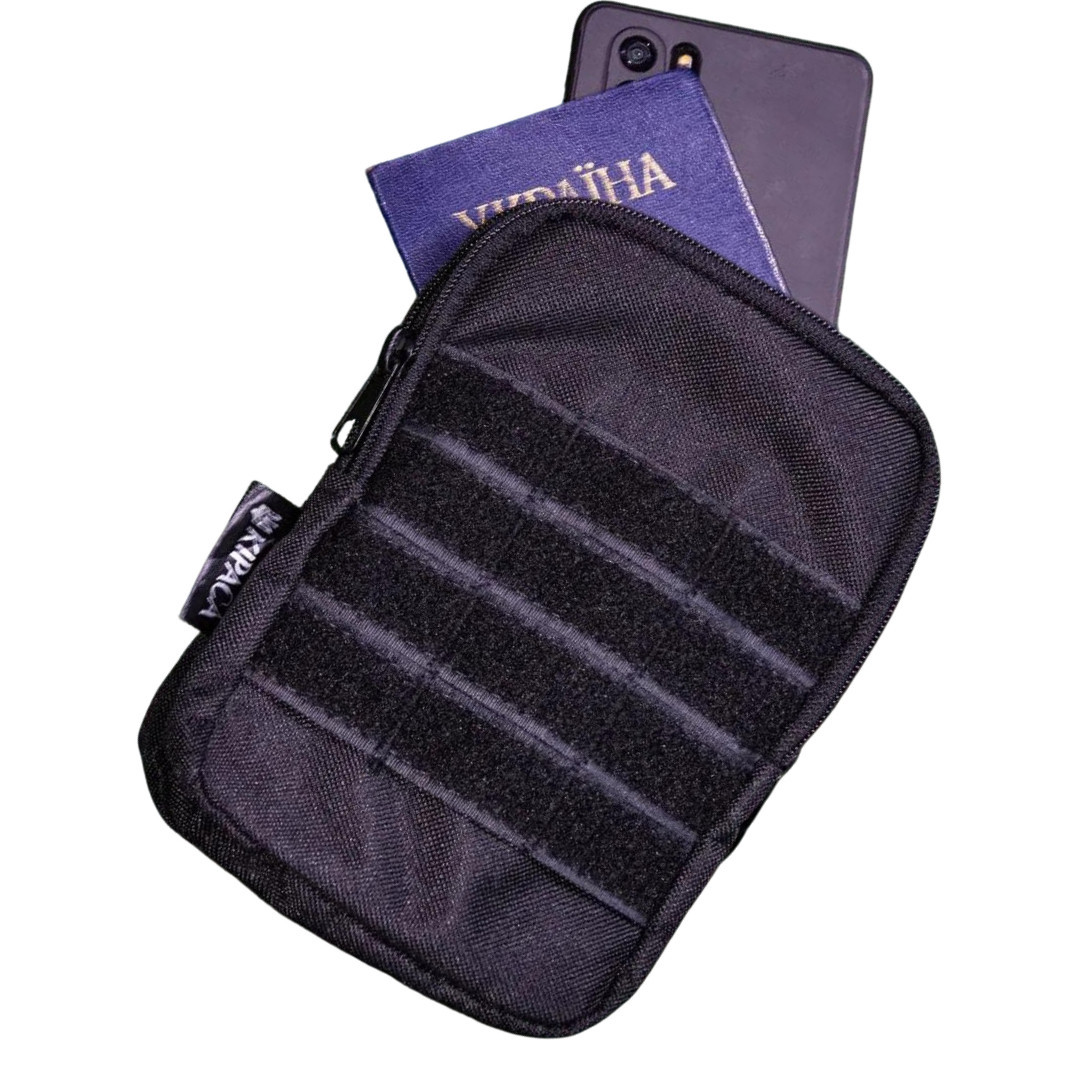 Підсумок-органайзер для телефона та документів Kirasa чорний (Арт.KI502), фото 1