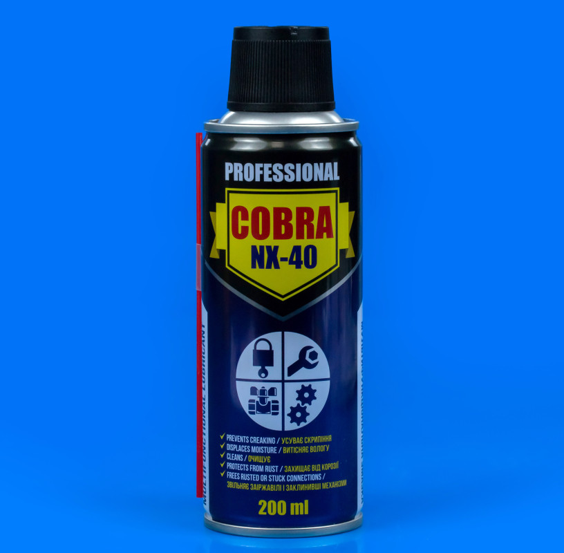 Багатофункціональне мастило COBRA NX-40 200ml NOWAX (США), фото 1