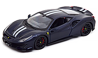 Автомодель Bburago Ferrari 488 Pista 1:24 (18-26026) (Машинка Ферари)