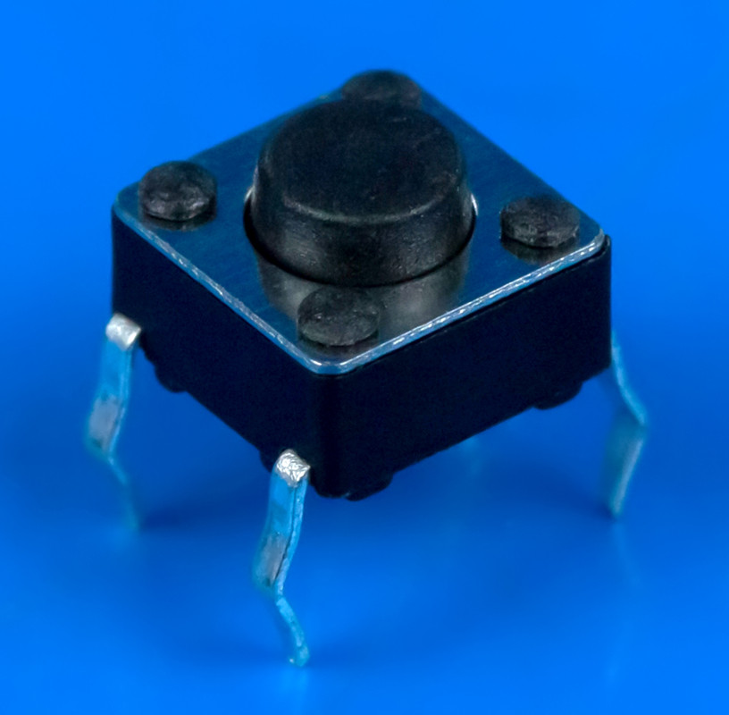 Тактова кнопка 6x6x4,3 мм для радіодеталей, фото 1