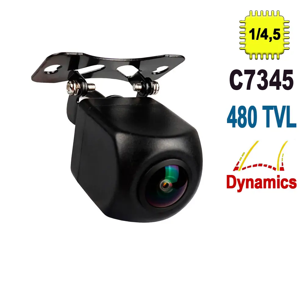 Автомобільна камера заднього виду Terra HD-663МА, 480 ТВЛ, сенсор PC7345