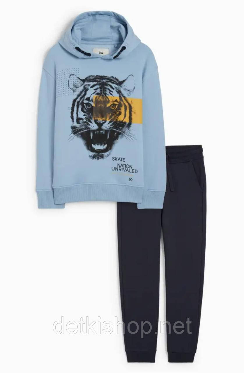 Утеплений костюм спортивні штани і худі для підлітка 170 см (14Y+)