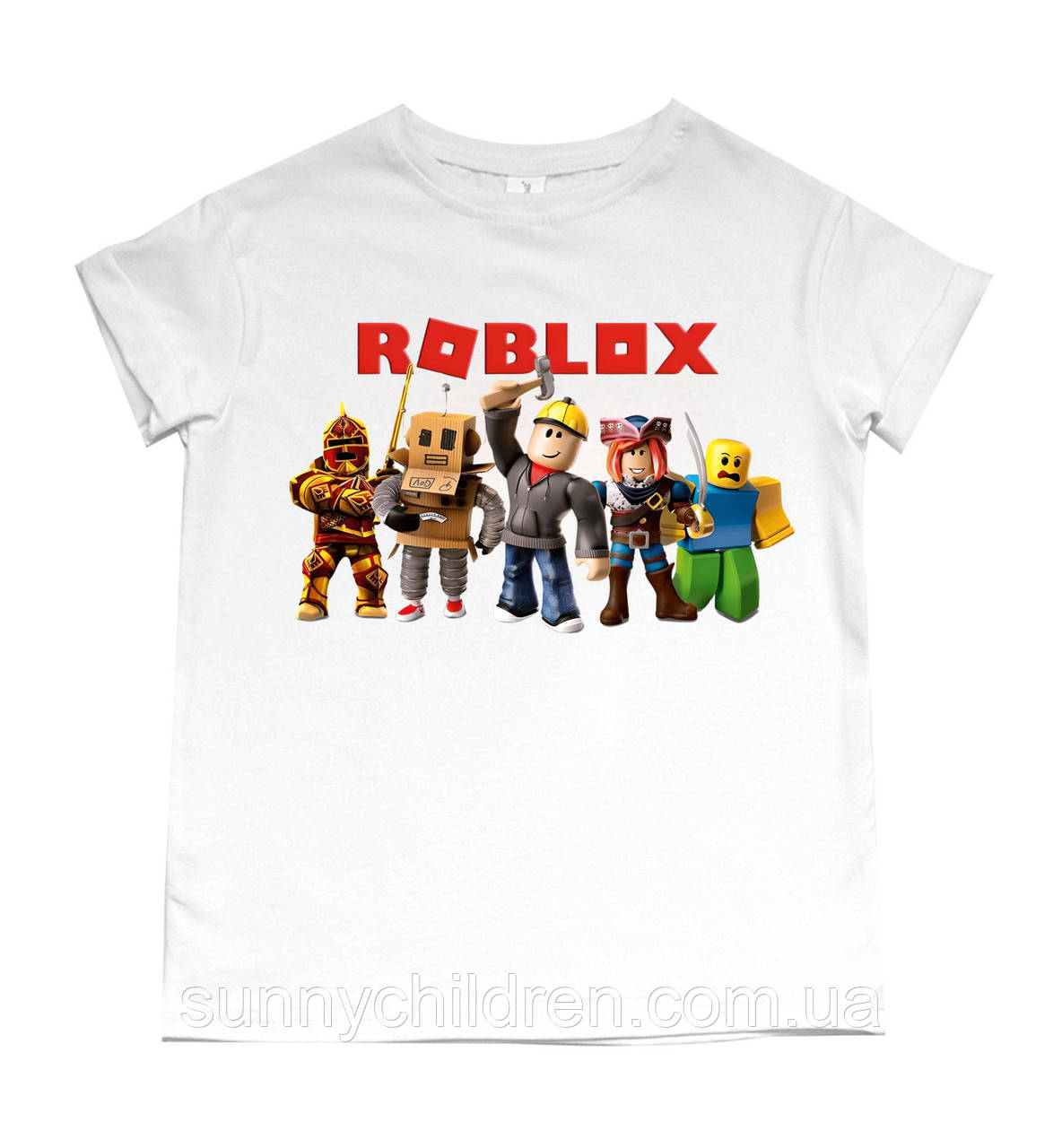 Футболка Roblox для дітей та підлітків, мерч Роблокс