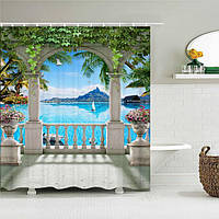 3D Шторка для ванної кімнати 150*180