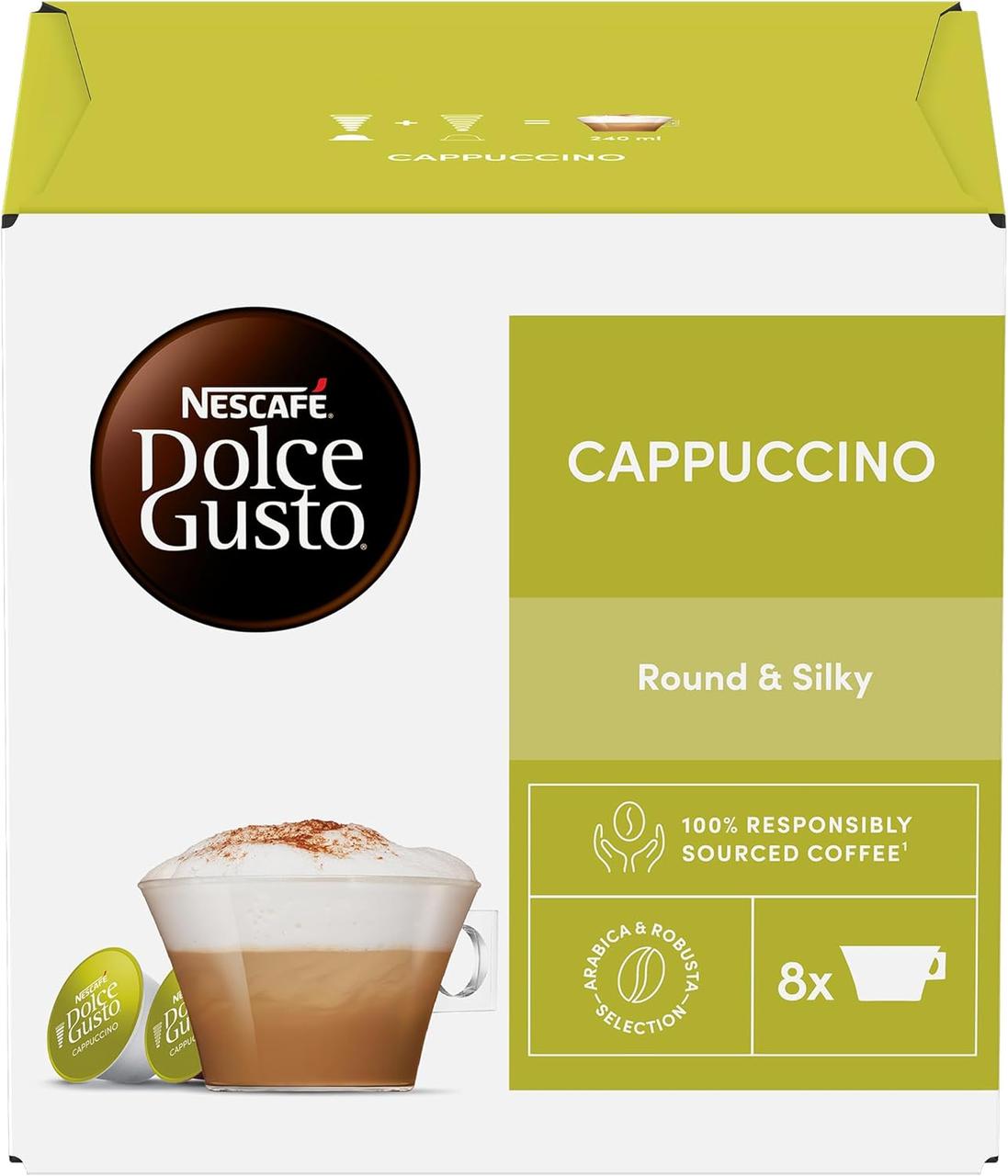 Кава в капсулах Dolce Gusto Cappuccino - Дольче Густо Капучіно