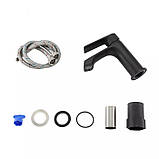 Змішувач для умивальника Frap F1071-6 (чорний), фото 2