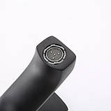 Змішувач для умивальника Frap F1071-6 (чорний), фото 3