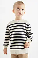 Дитячий джемпер в смужку для хлопчика 128 см (8Y)