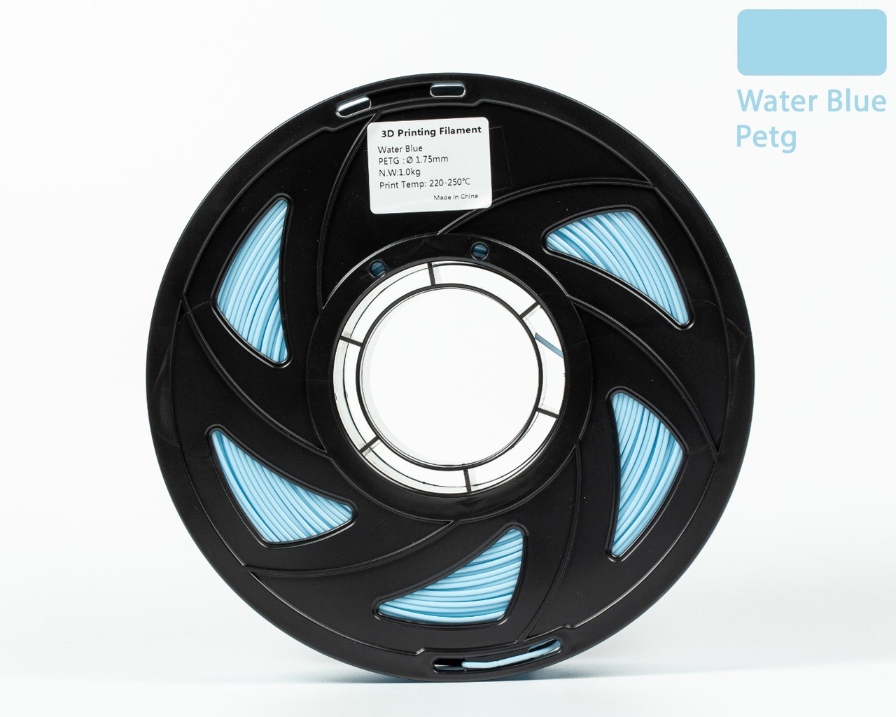 Пластик філамент для 3D-друку UA3D PETG Water Blue, 1.75мм, 1кг, Світло-Блакитний