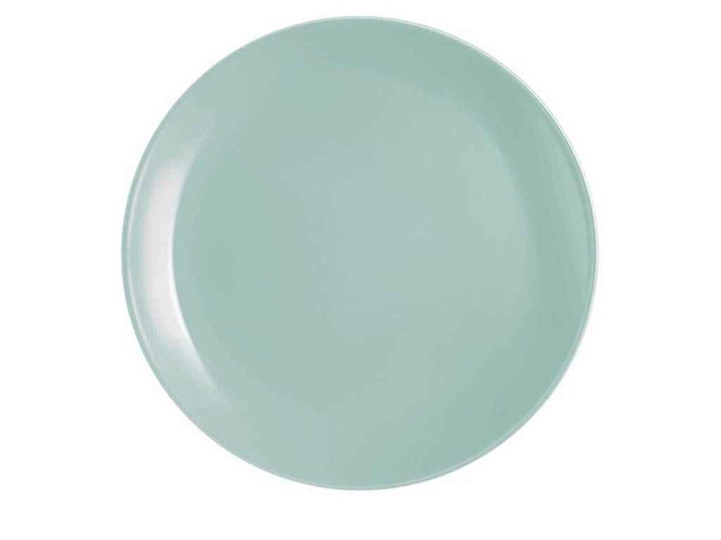 Тарілка обідня 25см Diwali Light Turquoise кругла ТМ LUMINARC BP