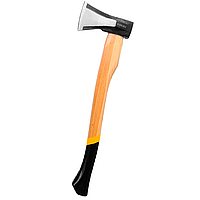 Сокира колун для дров, для рубання полін (2,5 кг, з дерев'яною ручкою 700 мм ясен, кована сталь) ТМ SIGMA