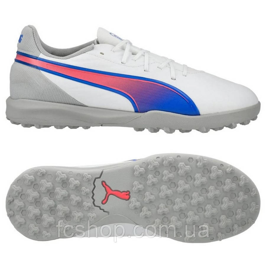 Дитячі сороконіжки Puma King Match TT Junior 108050-02, Білий, Розмір (EU) — 35