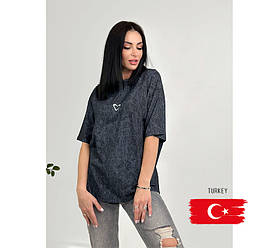 Базова футболка з принтом "Soul" (Турція) оптом | Батал