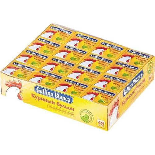 Кубики Gallina Blanca Бульйон курячий 48шт