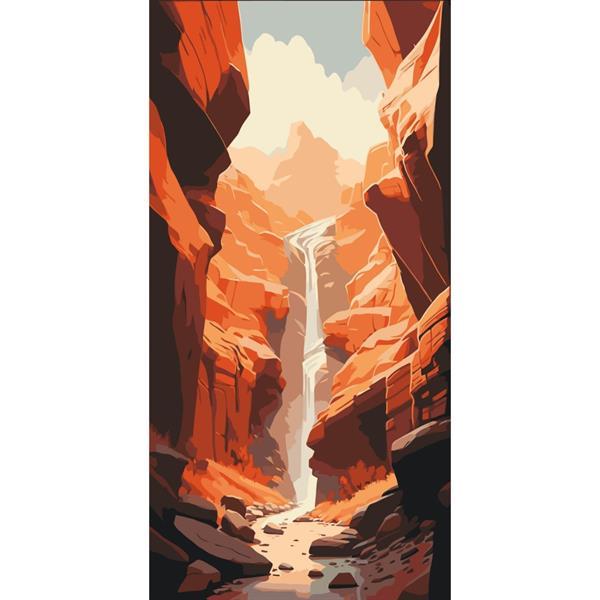 Картина за номерами ArtCraft Каньйон 40х80 см, фото 1
