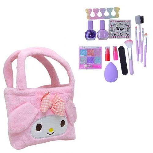 Сумочка мʼяка з набором косметики "Sanrio: My Melody",  (рожева) [tsi252725-TSI], фото 1