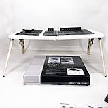 Ноутбука на стіл LD-09 E-Table, Стіл підставка для вентиляції, Підставка BS-204 для ноутбука, фото 10
