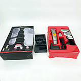 Практична машинка для стрижки волосся Pro, Електрична машинка для стрижки з насадками ND-87, фото 2