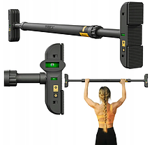 Турнік регульований Trex Sport TX-020PB 72-110 см чорний, фото 4