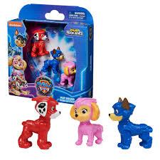 Paw Patrol Набір із 3 мініфігурок: Скай, Чейз і Маршалл, серія Щенячий Патруль 6067503
