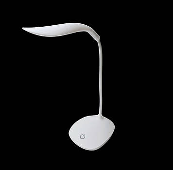 Світлодіодна акумуляторна настільна лампа біла 4.6W