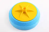 Круг полірувальний GP150 K2 Duraflex під різьбу М14 блакитний