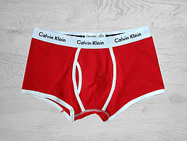 Труси СаІvіn КІеіn 365 чоловічі хіпси червоного кольору з білим поясом