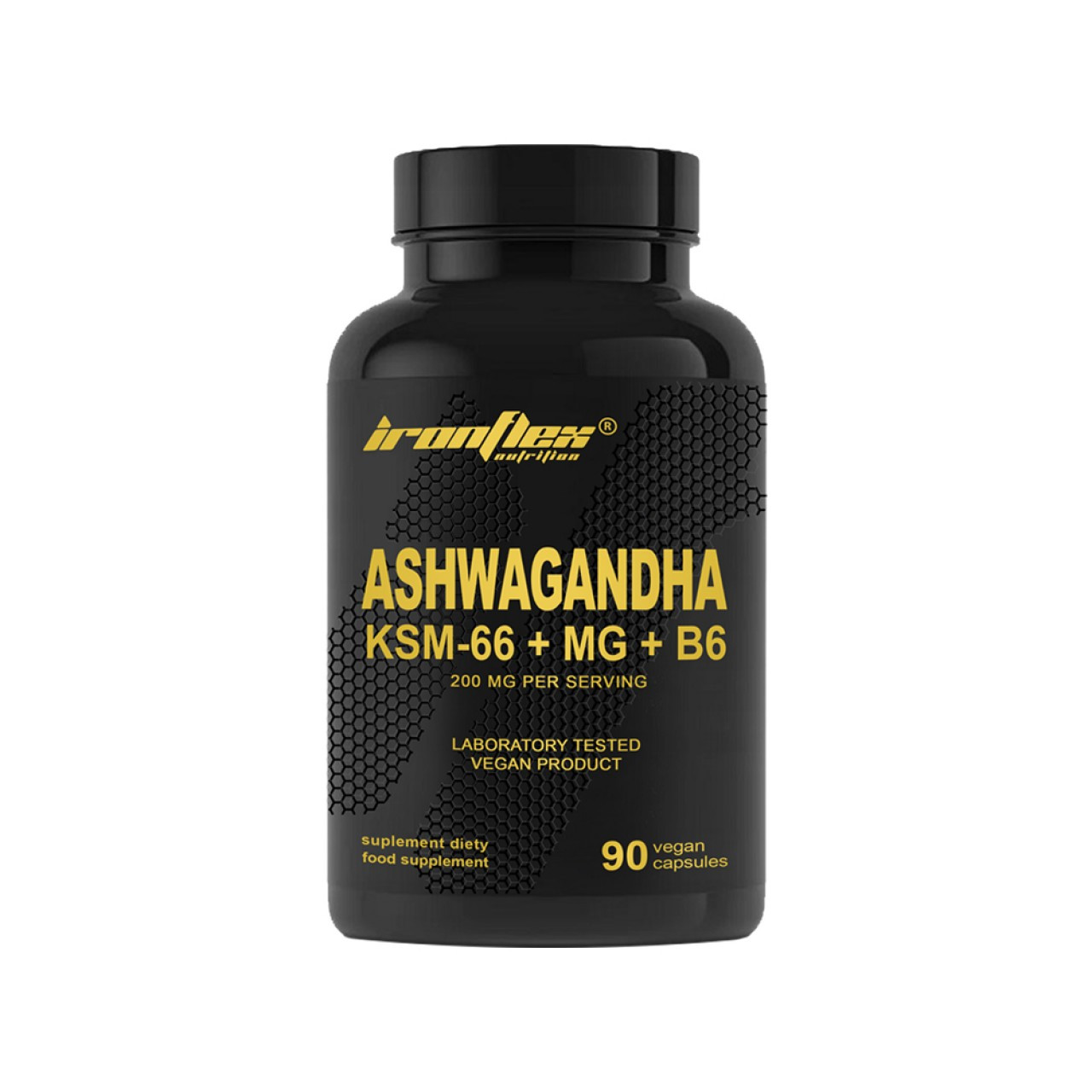 Ашваганда IronFlex Ashwagandha KSM-66 + Magnez + B6 90 vcaps