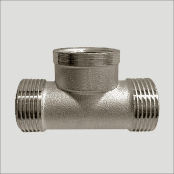 Трійник 1" НВН нікельований, фото 1